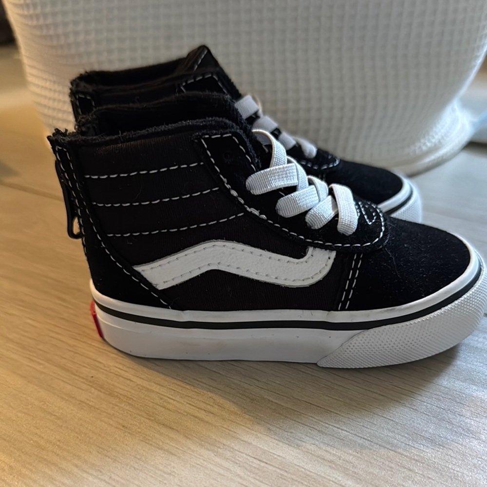 Vans Kids Black High-Top Sneakers